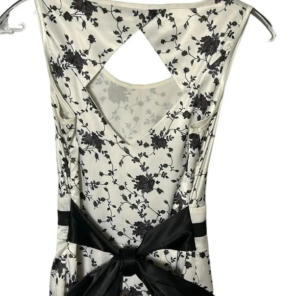 50’s,Satin look,why women kill,dress,cut out,Shiny,bow wrap,sleeveless,retro - Picture 9 of 16